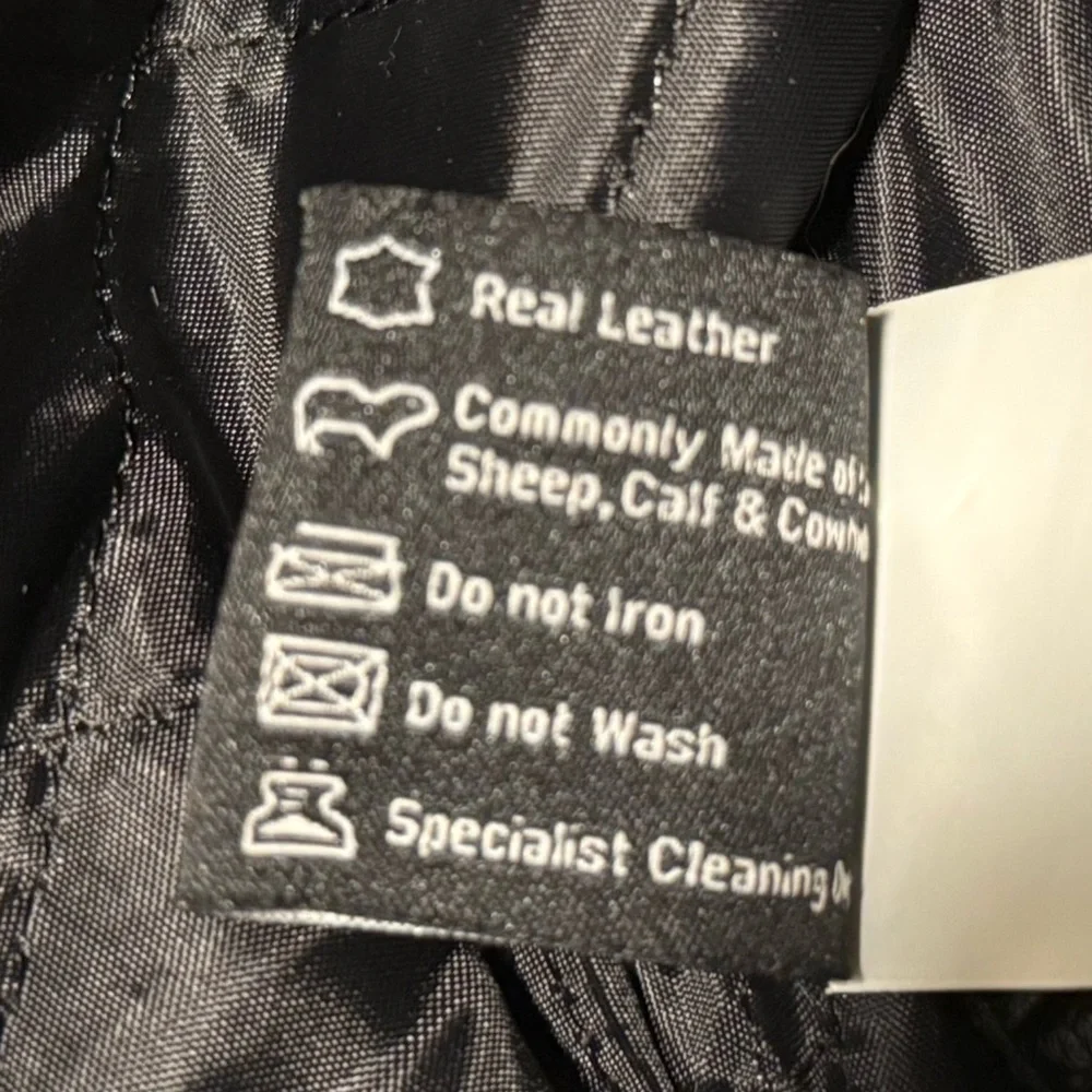 EUC The Jacket Maker Sweet Susan Black Leather Trench Coat